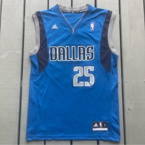 Adidas Dallas Mavericks #25 Chandler Parsons Basketball Jersey Men’s Size Small